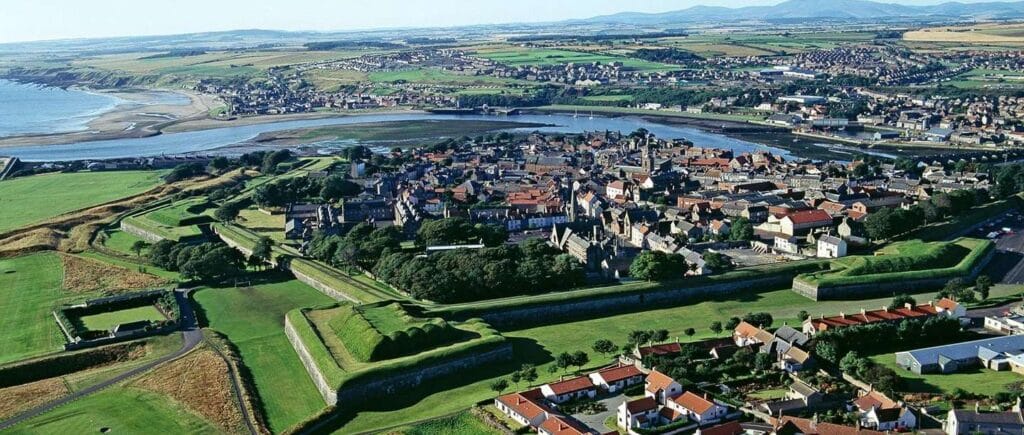 Berwick upon tweed is a destination in itself you can be there in 30 mins
